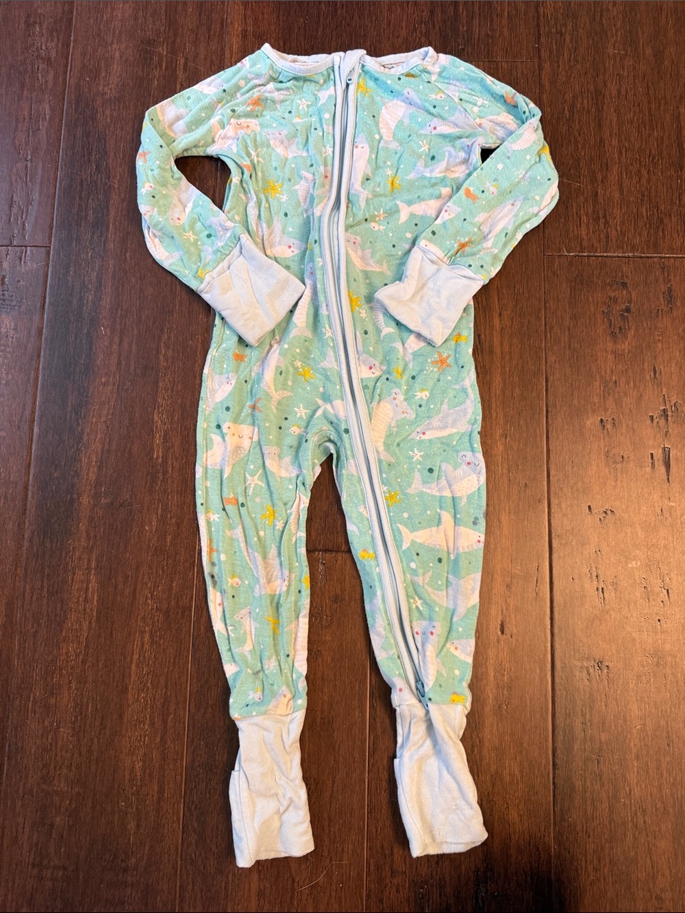 Little Sleepies Shark Soiree Bamboo Pajamas